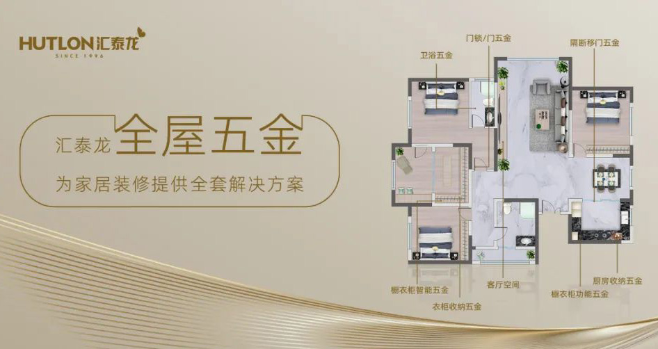 匯泰龍全屋五金一站式解決方案，共筑美好生活！